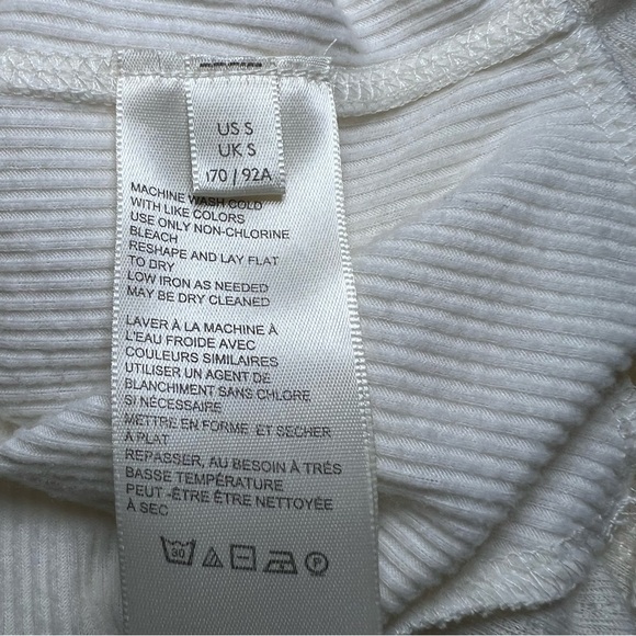 Free People Women's Cream V-Neck Long Sleeve Frilly Feminine Sweater. Size Small - Picture 7 of 9